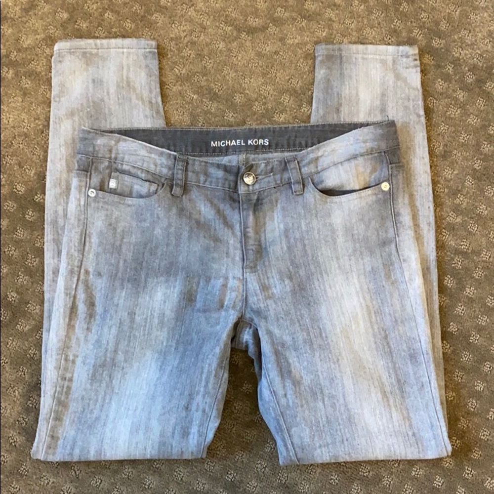 Michael Kors Gray Skinny Jean Size 6